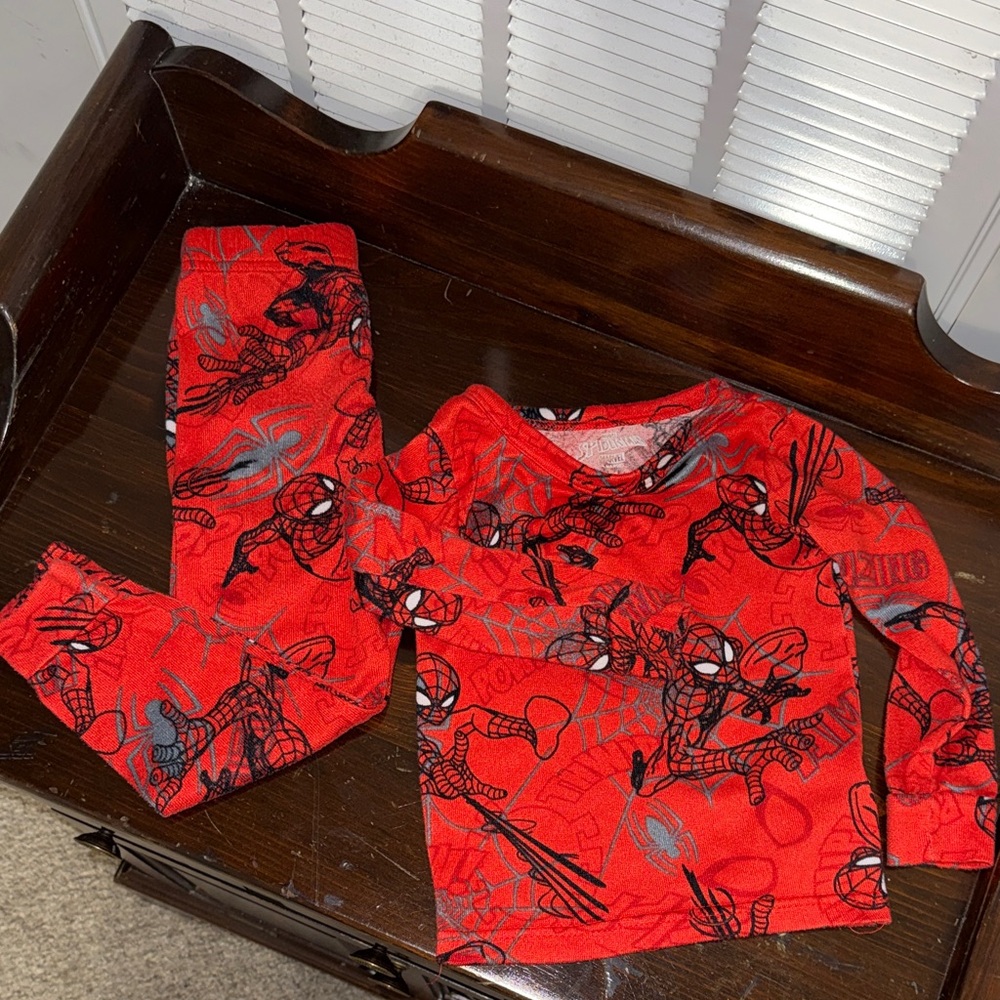 Marvel Red SpiderMan Hero Kids Pajama Set